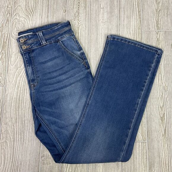 KanCan Matilda High Rise Jeans Size 13/30 Medium Wash Bootcut Stretch - Picture 7 of 10